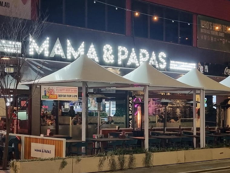 Mama & Papas Restaurant Parramatta, Sydney, Australia