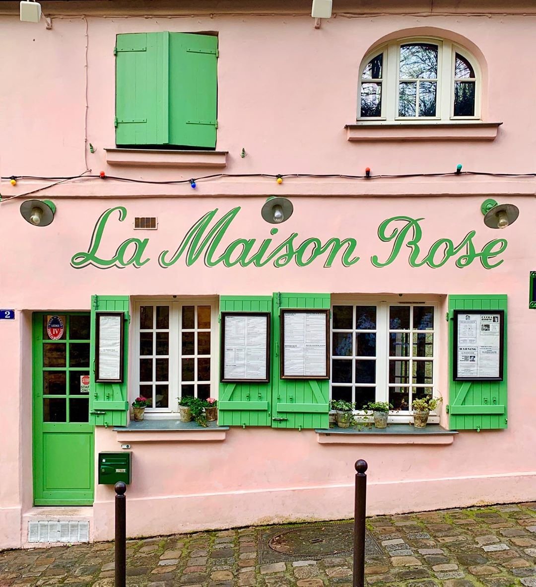 La Maison Rose, Restaurant in Paris