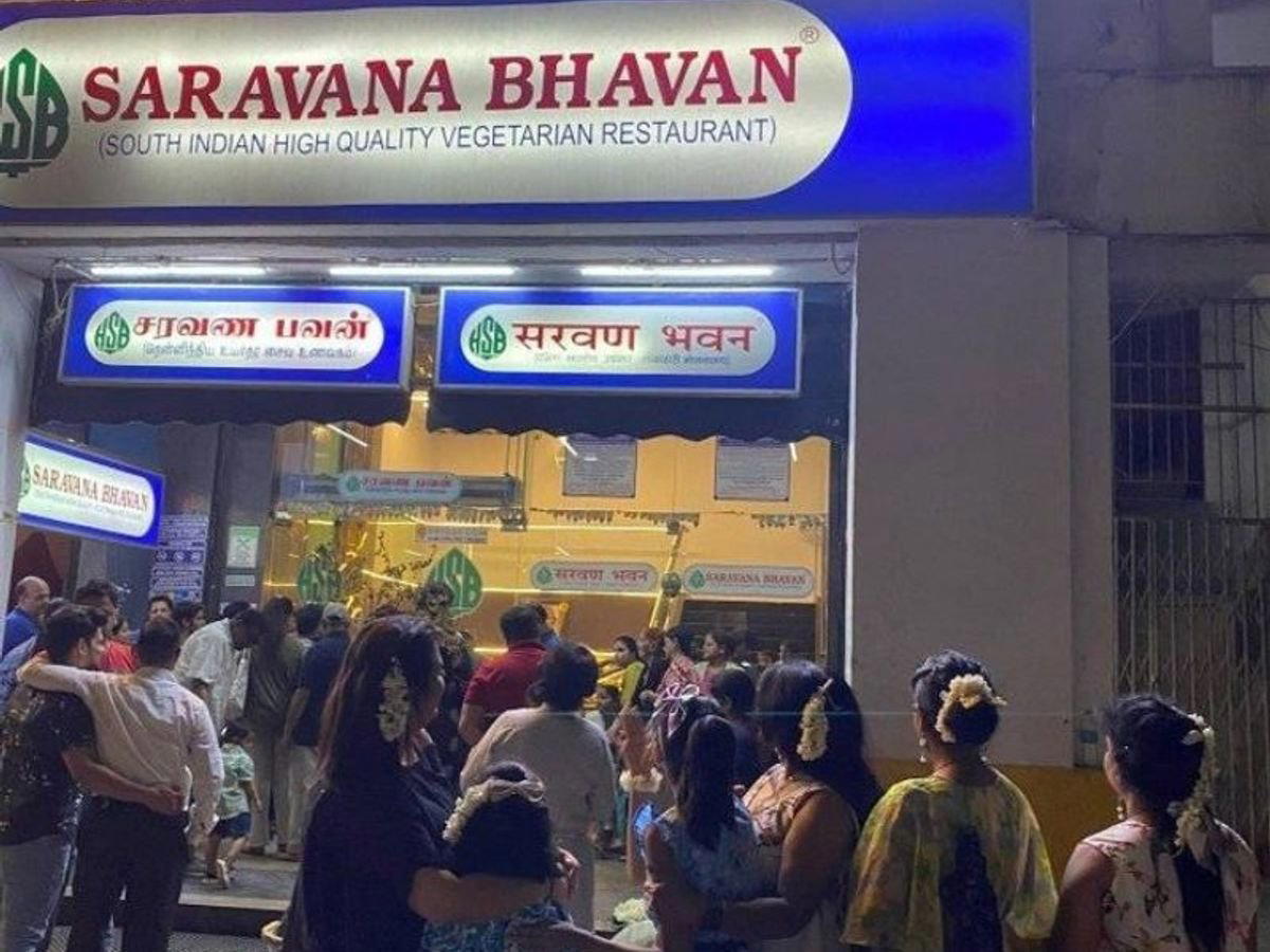 Hotel Saravana Bhavan restaurant in Delhi, India