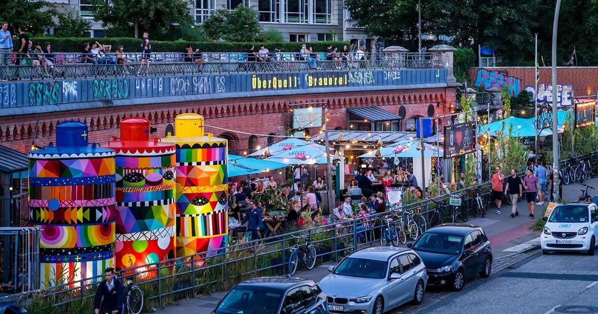 ÜberQuell restaurant in Hamburg, Germany