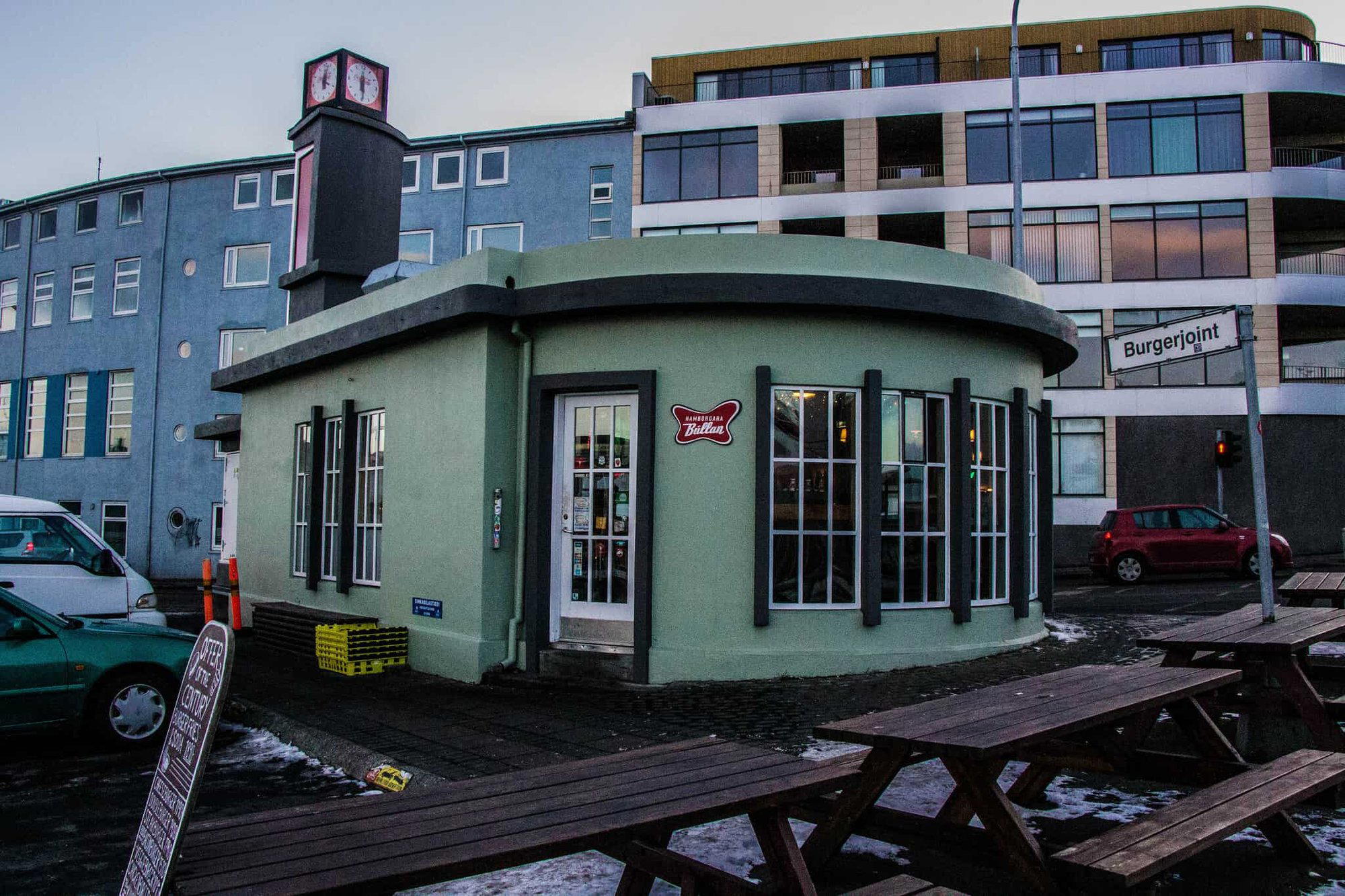 Tommi's Burger Joint restaurant in Reykjavík, Iceland