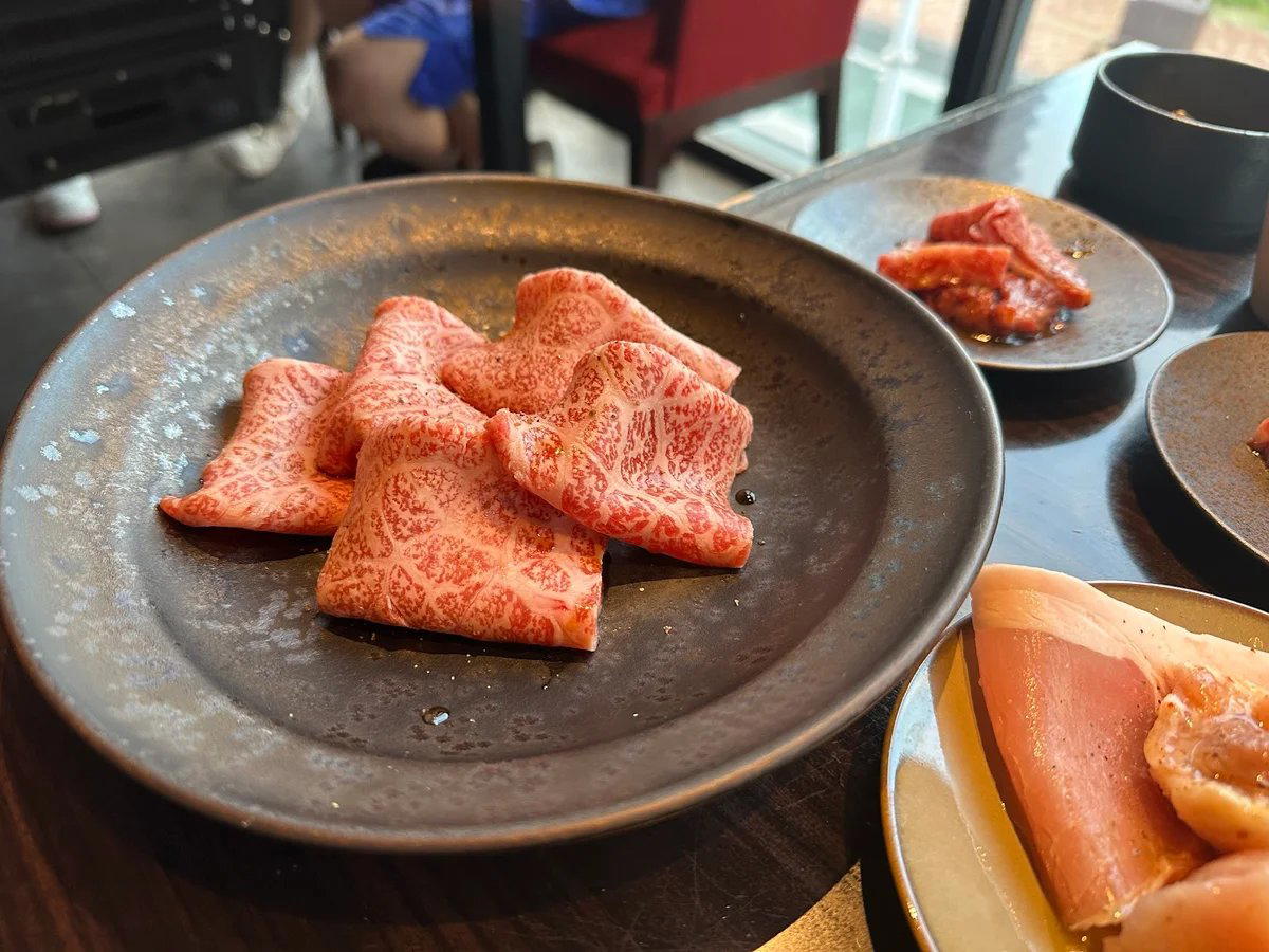 Yakiniku Ryukyunoushi Chatan restaurant in Nakagami District, Japan