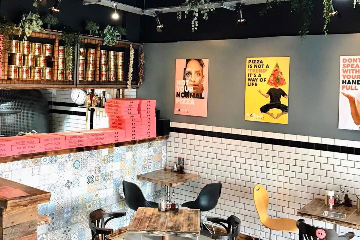 Matto Pizza restaurant in Edinburgh, United Kingdom