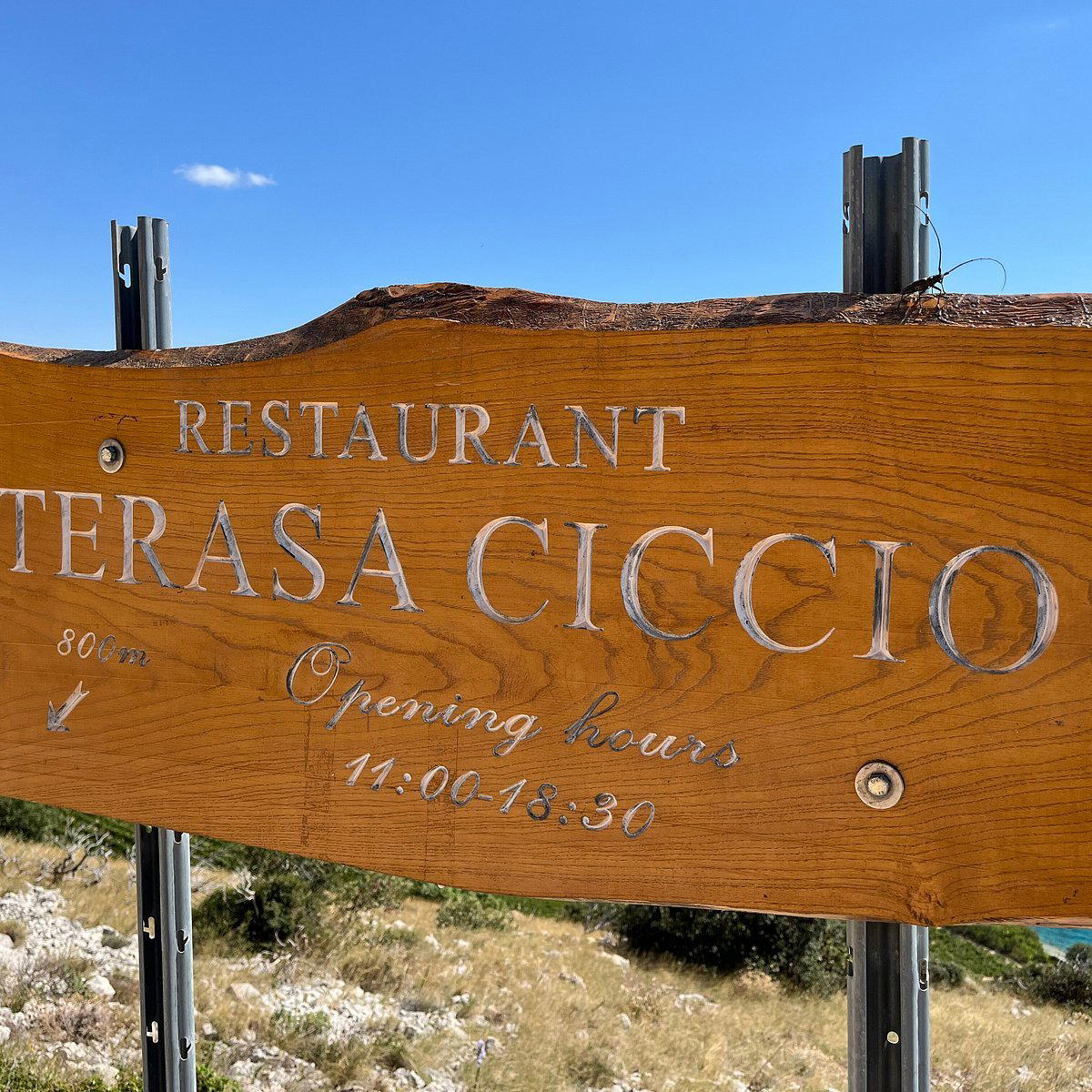 Terasa Ciccio POP restaurant in Nerezisca, Croatia