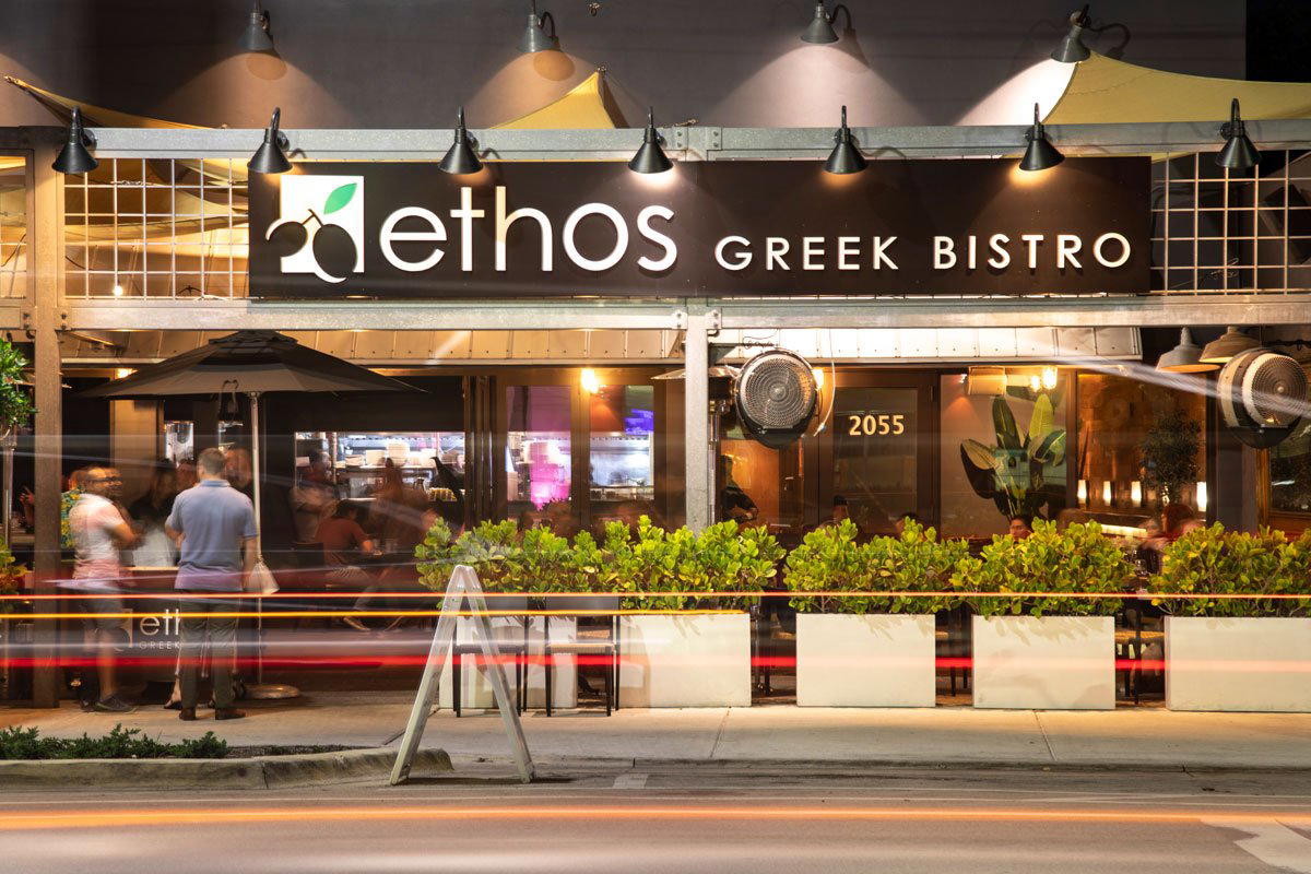 ethos Greek Bistro restaurant in Wilton Manors, United States