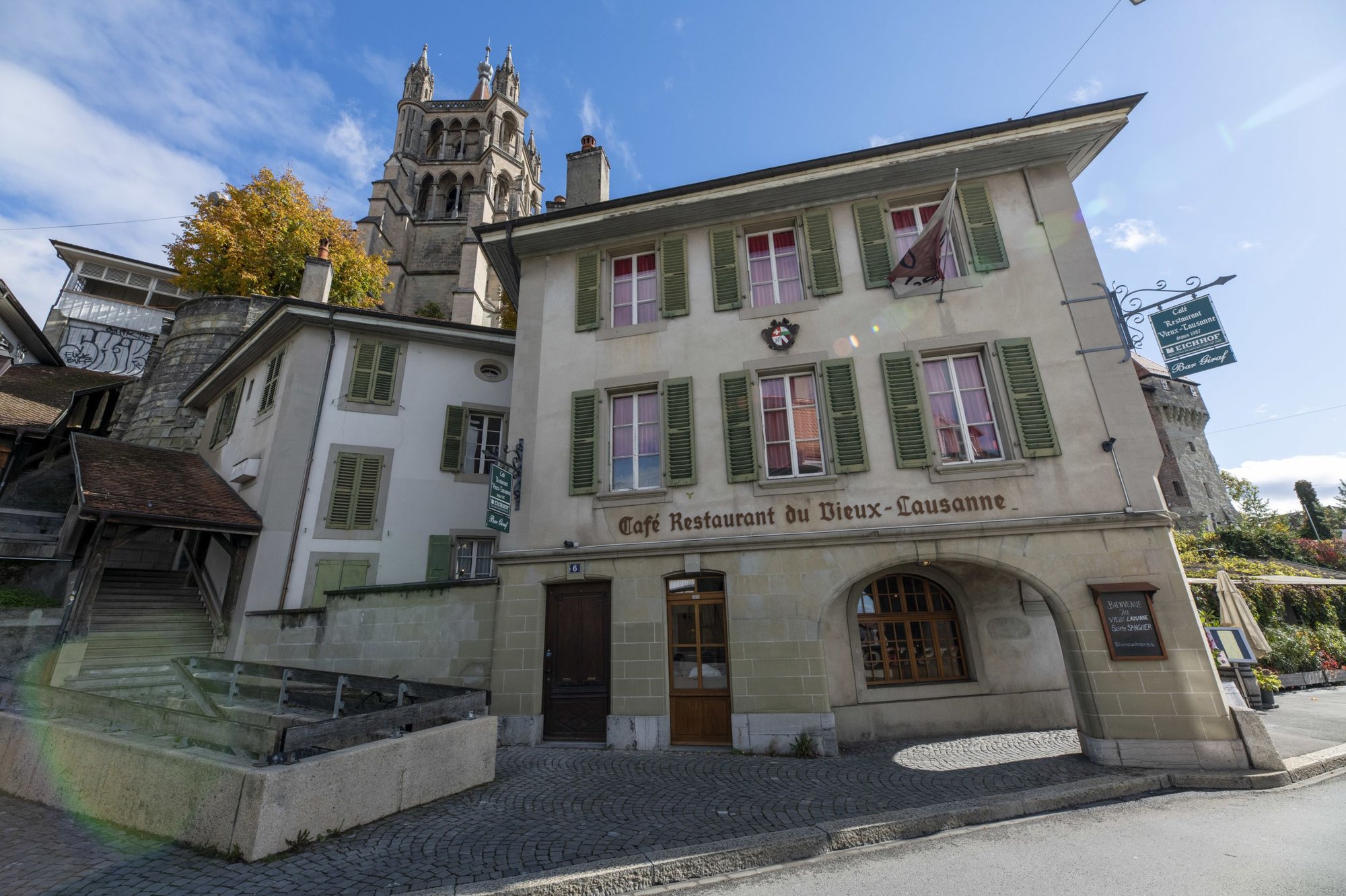 Le Vieux Lausanne restaurant in Lausanne, Switzerland