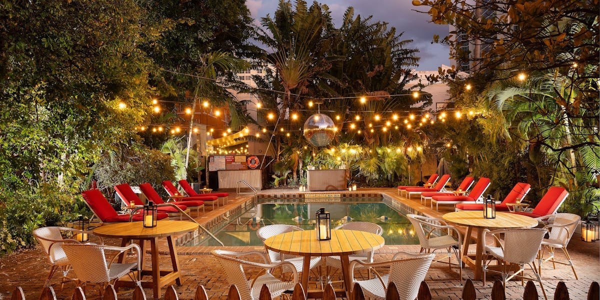 Broken Shaker restaurant in Miami Beach, United States