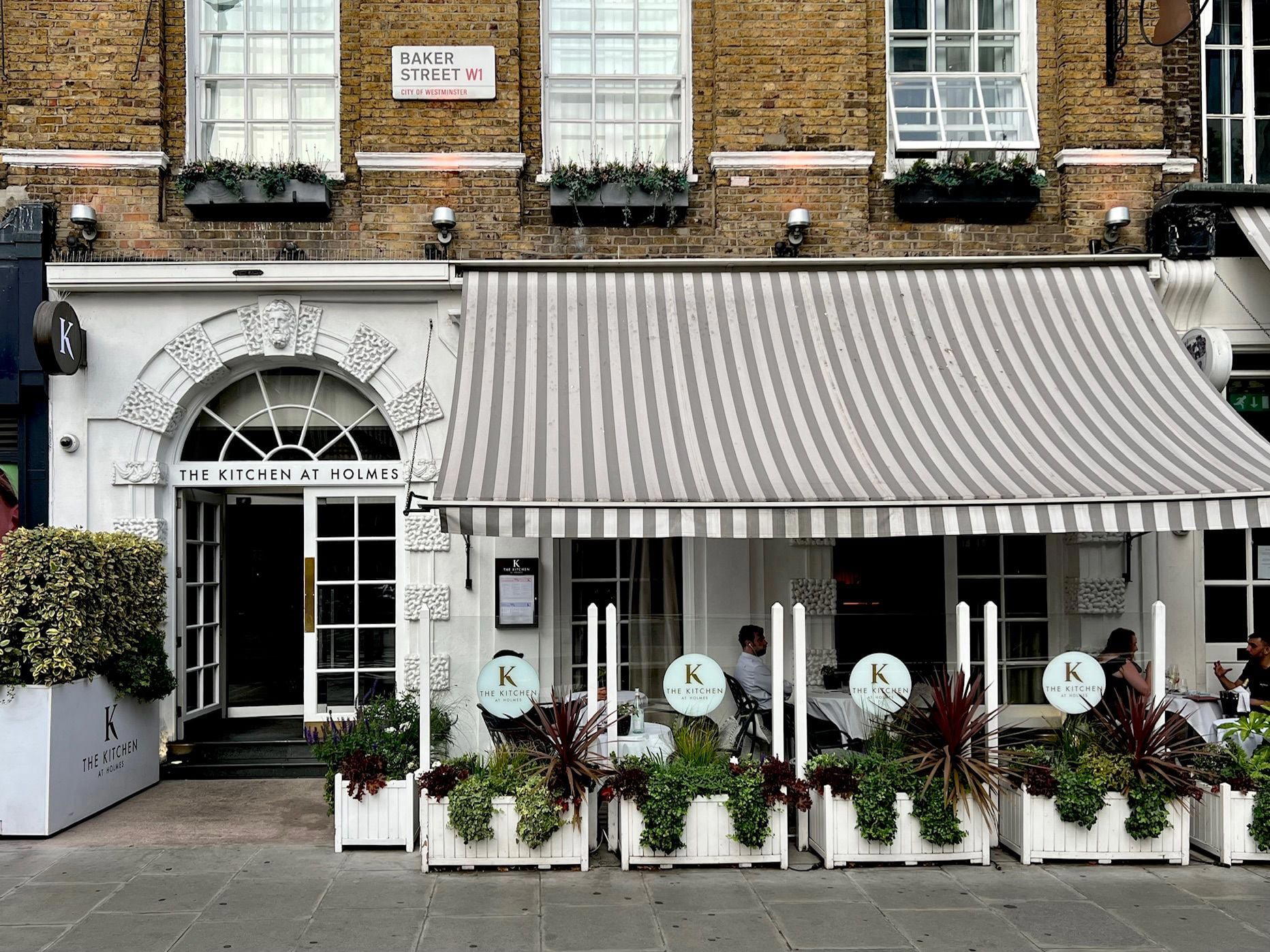 Kitchen at Holmes restaurant in London, United Kingdom