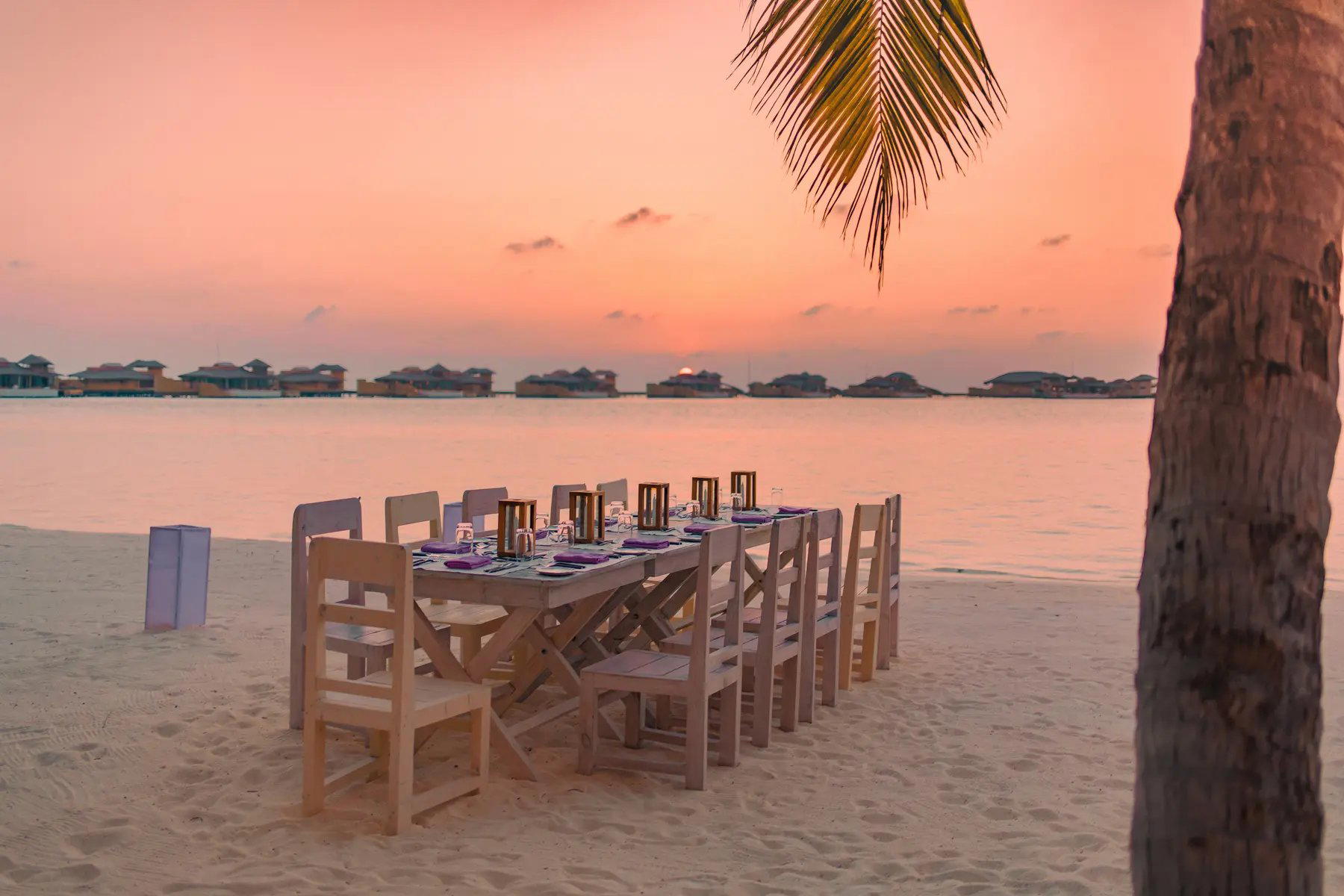 So Primitive restaurant in Haa Dhaalu Atoll