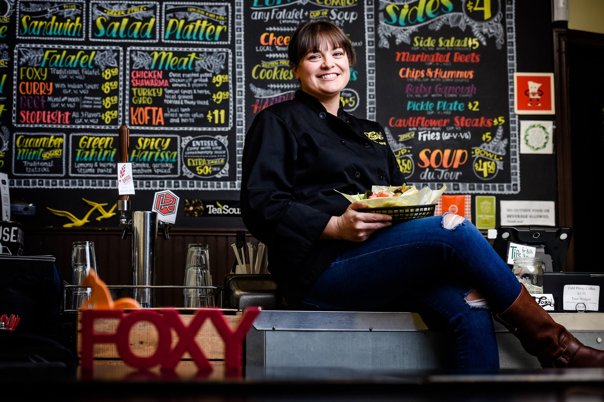 Foxy Falafel restaurant in St Paul, United States