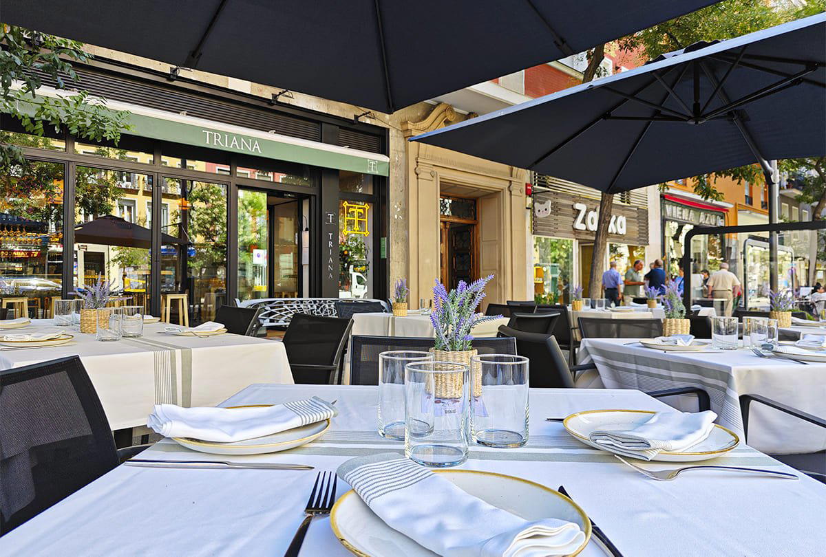 Triana restaurant in Madrid, Spain