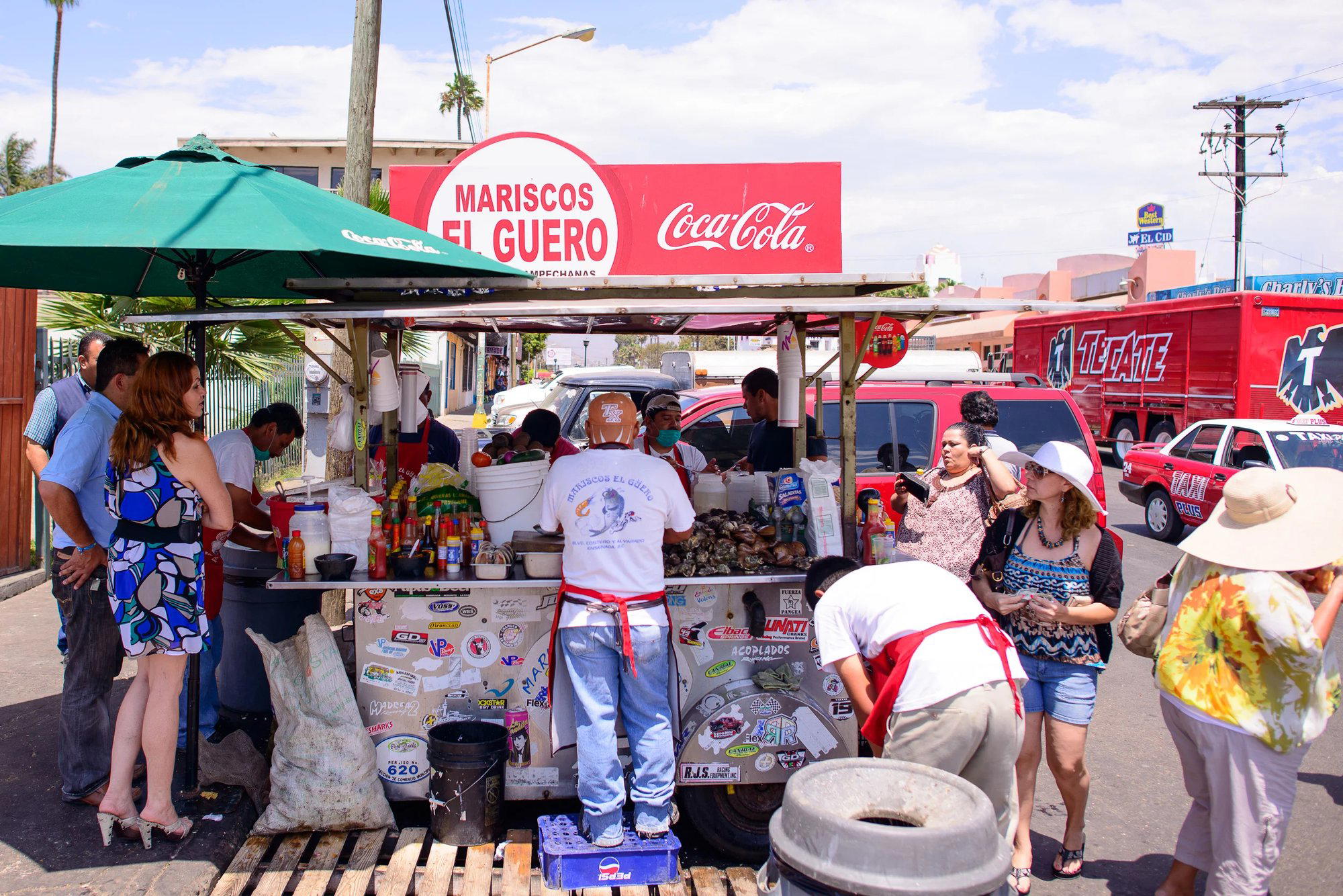 Mariscos "El Güero" restaurant in Ensenada, Mexico