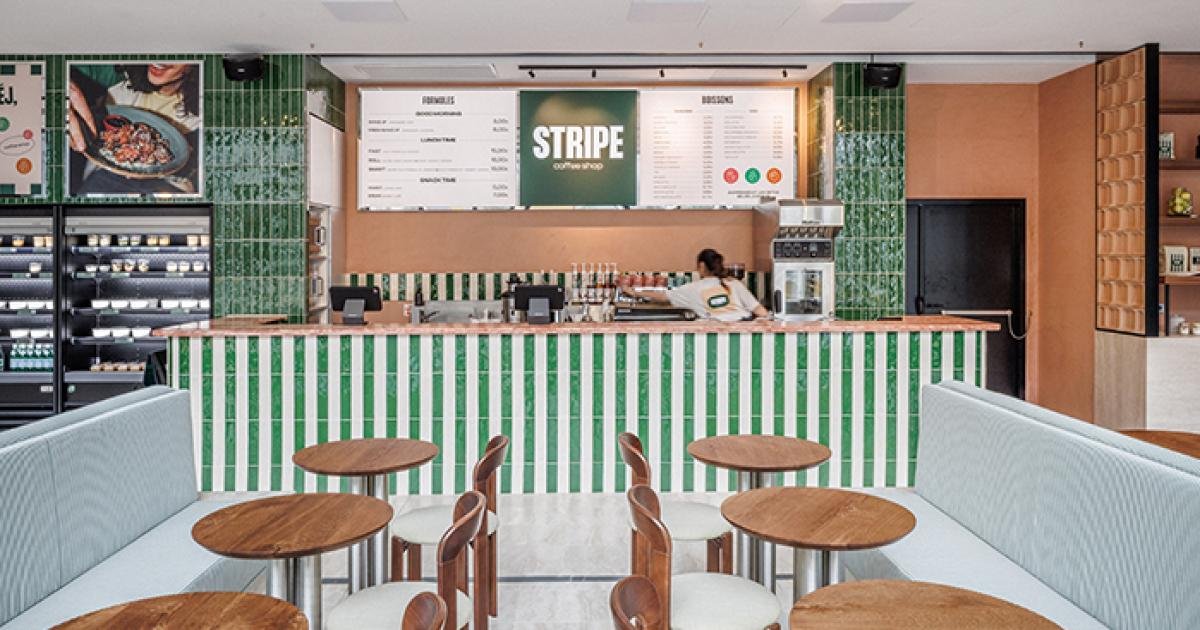 Stripe Coffee Shop restaurant in Courbevoie, France