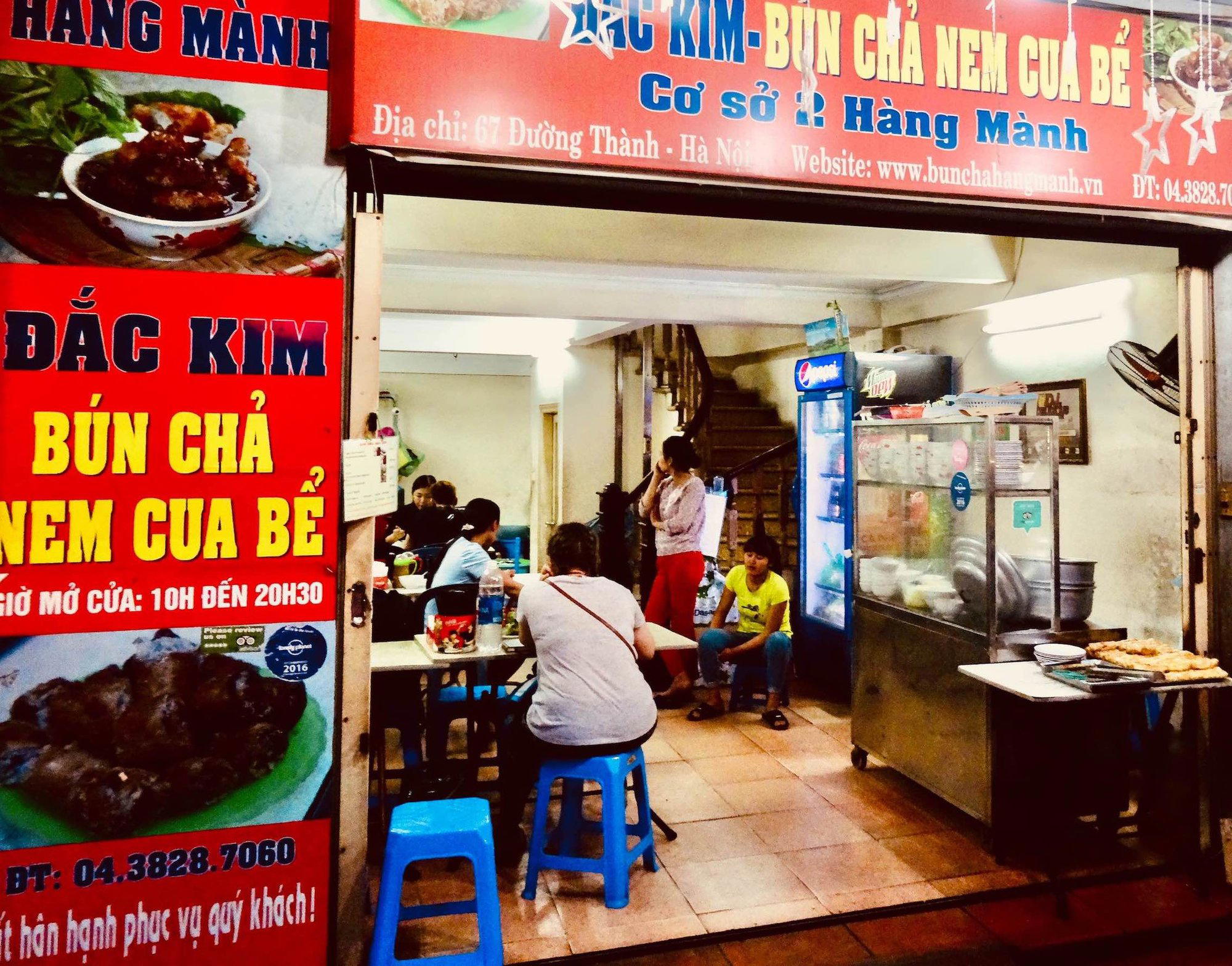 Bun Cha Dac Kim restaurant in Hanoi, Vietnam