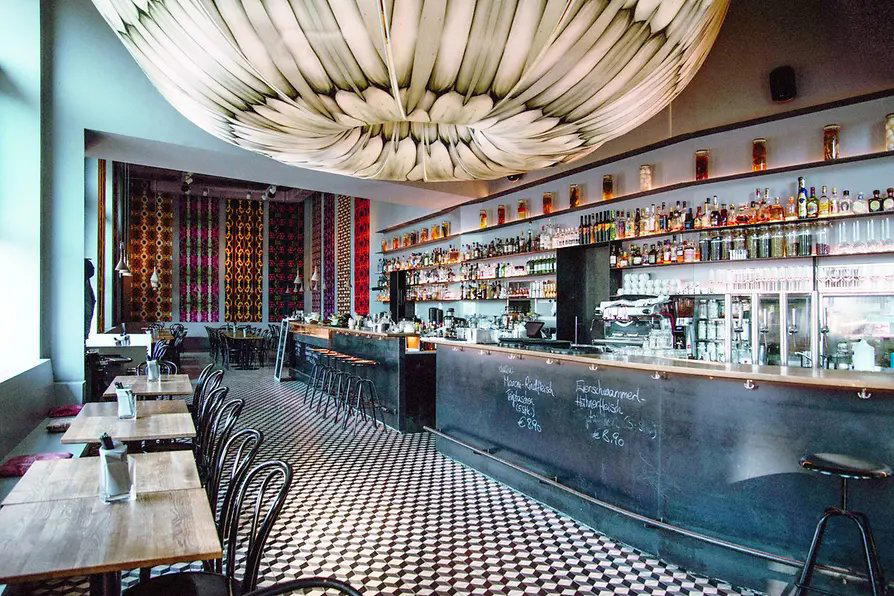 Market restaurant in Vienna, Austria