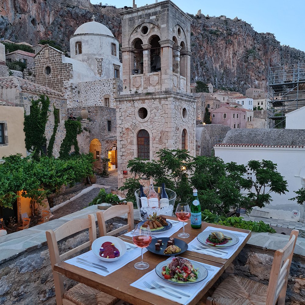 Kanoni restaurant in Monemvassia
