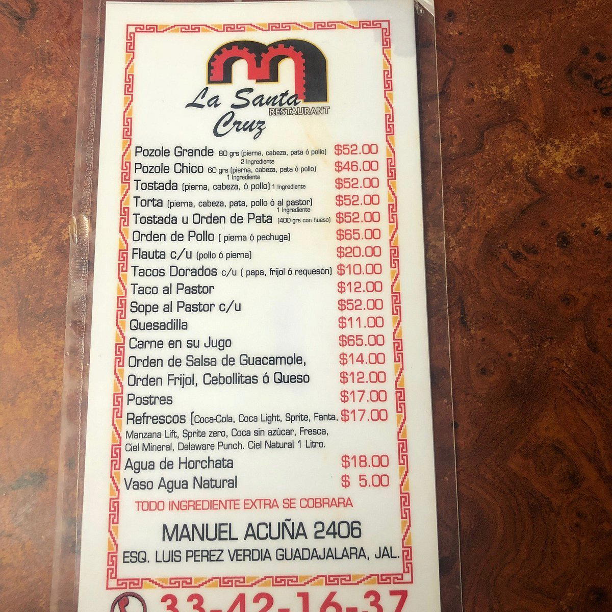 Tacos de la santa cruz restaurant in Puerto Vallarta, Mexico