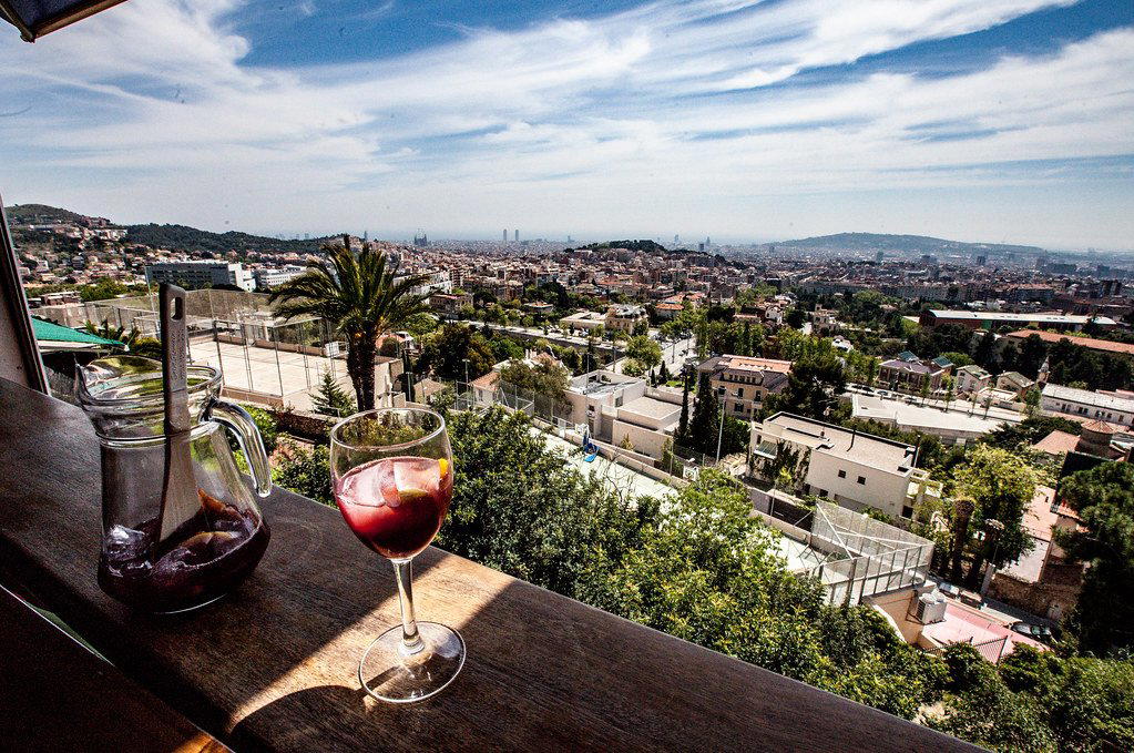 Mirablau restaurant in Barcelona, Spain