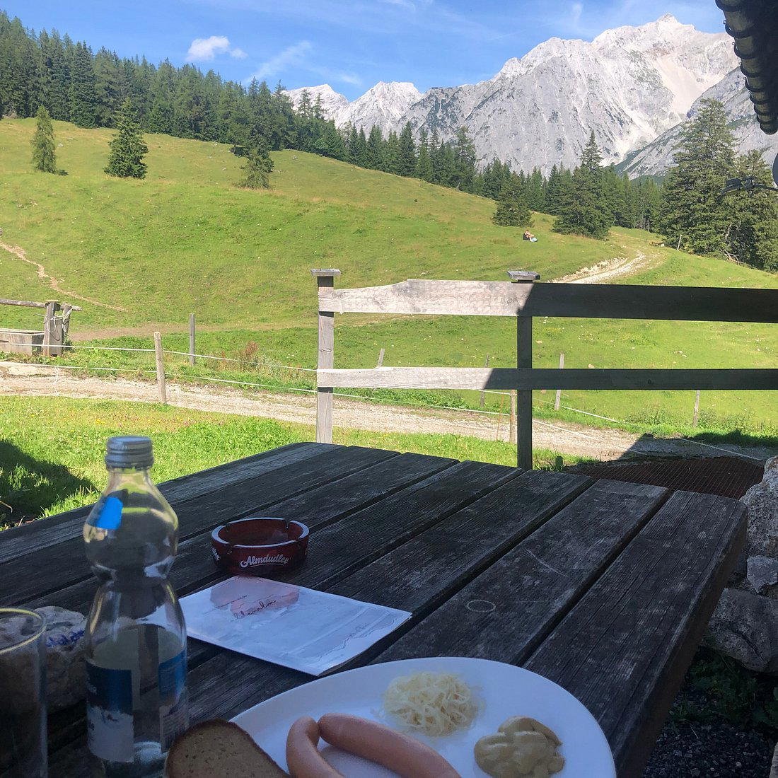 Walderalm restaurant in Telfes, Austria