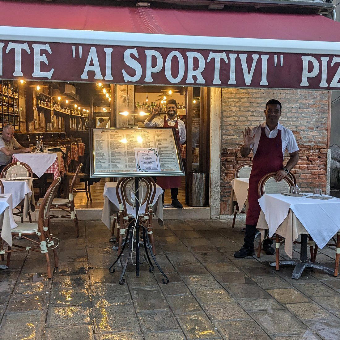 pizzeria ai sportivi restaurant in Venice, Italy