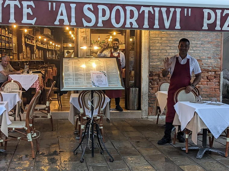 pizzeria ai sportivi, Venice, Italy