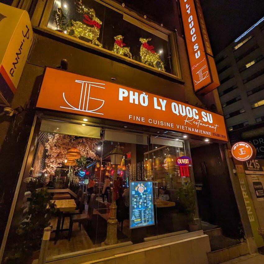 Pho Ly Quoc Su restaurant in Montréal, Canada