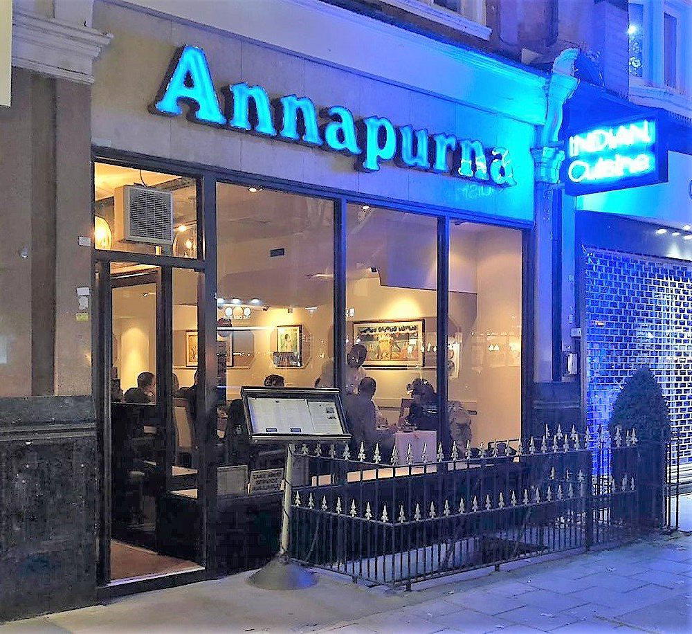 Annapurna restaurant in London, United Kingdom