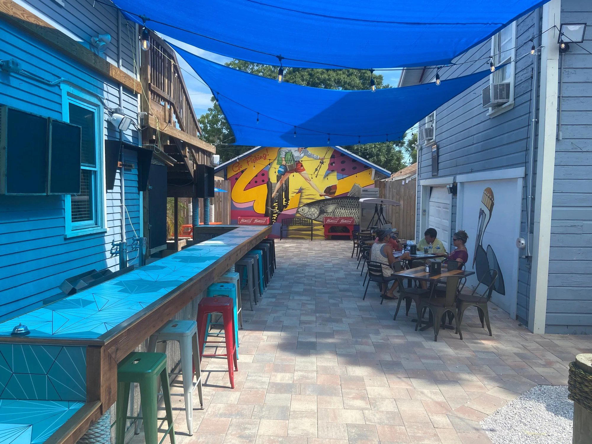 Mullet's Fish Camp restaurant in St Petersburg, United States