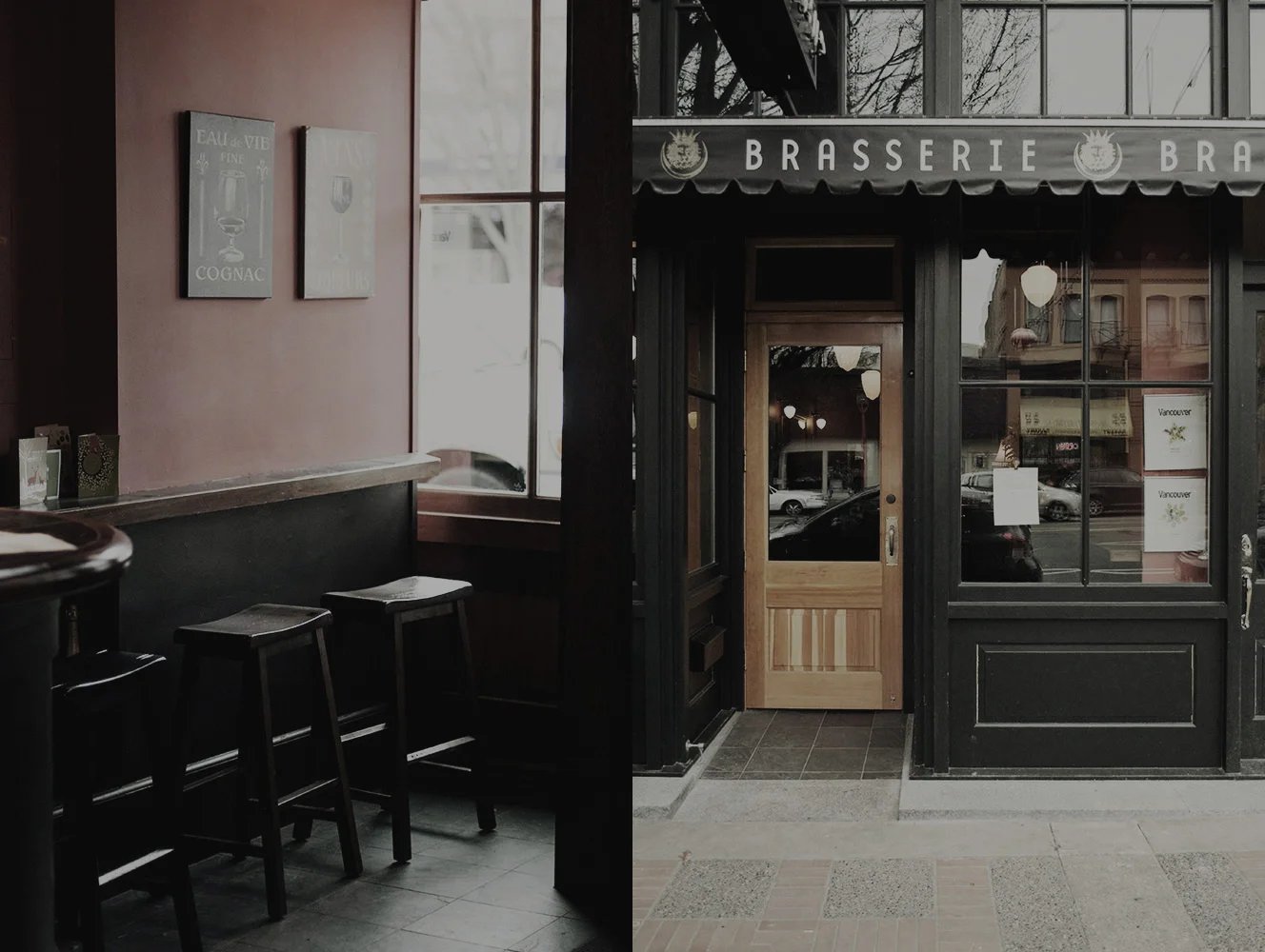 Brasserie L'Ecole restaurant in Victoria, Canada