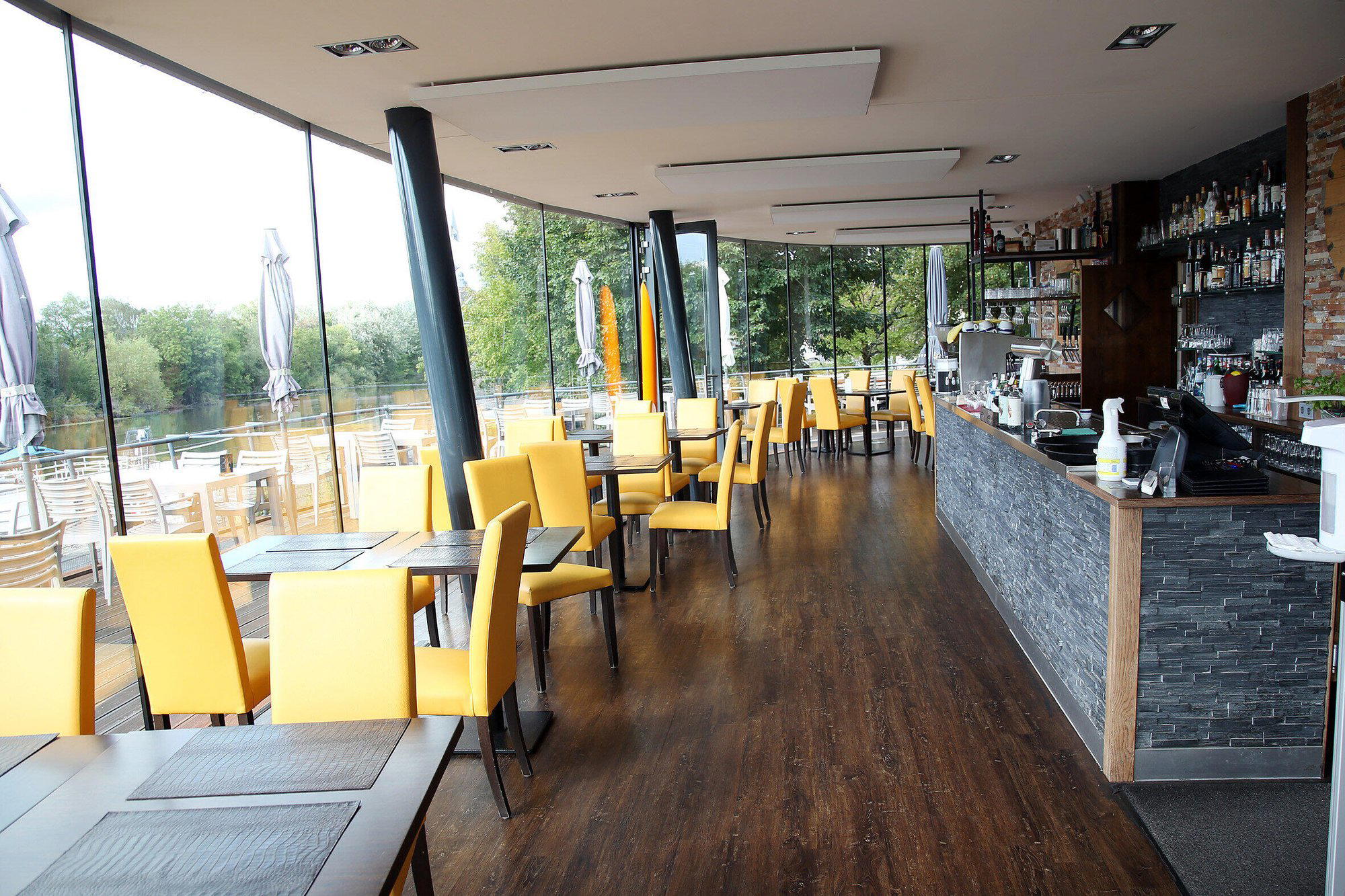 Pier 18 restaurant in Aschaffenburg, Germany