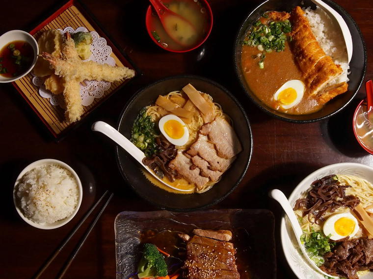 Kizuna Ramen on Douglas, Victoria, Canada