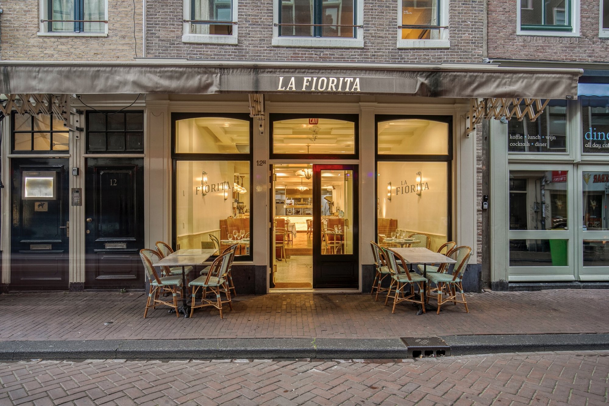 La Fiorita restaurant in Amsterdam, Netherlands