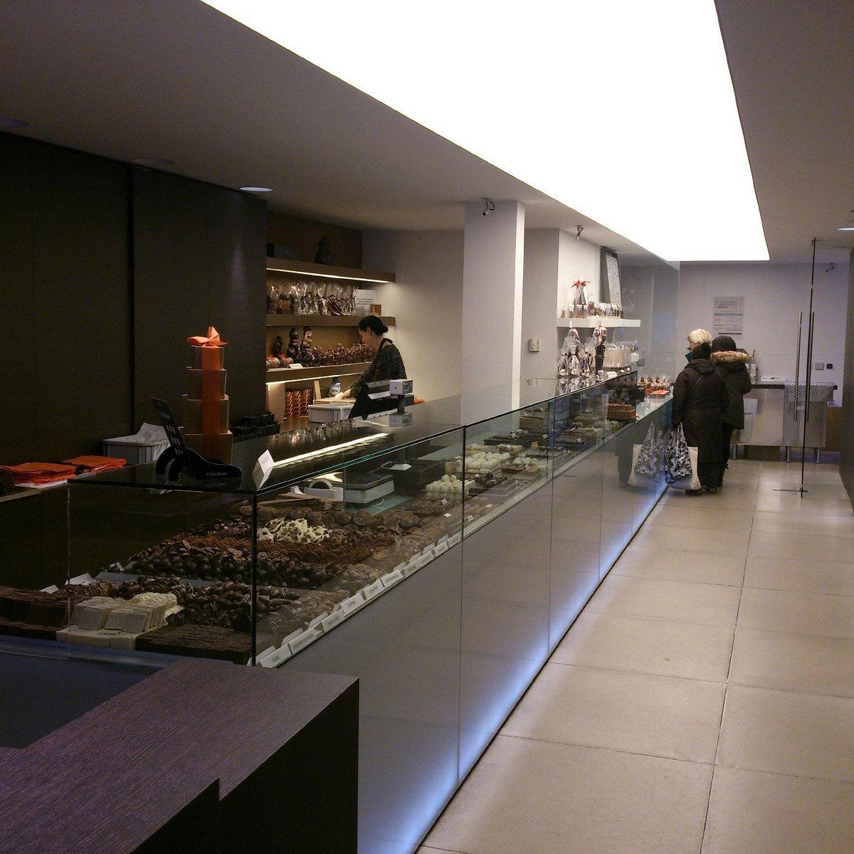 Depla Chocolatier restaurant in Bruges, Belgium