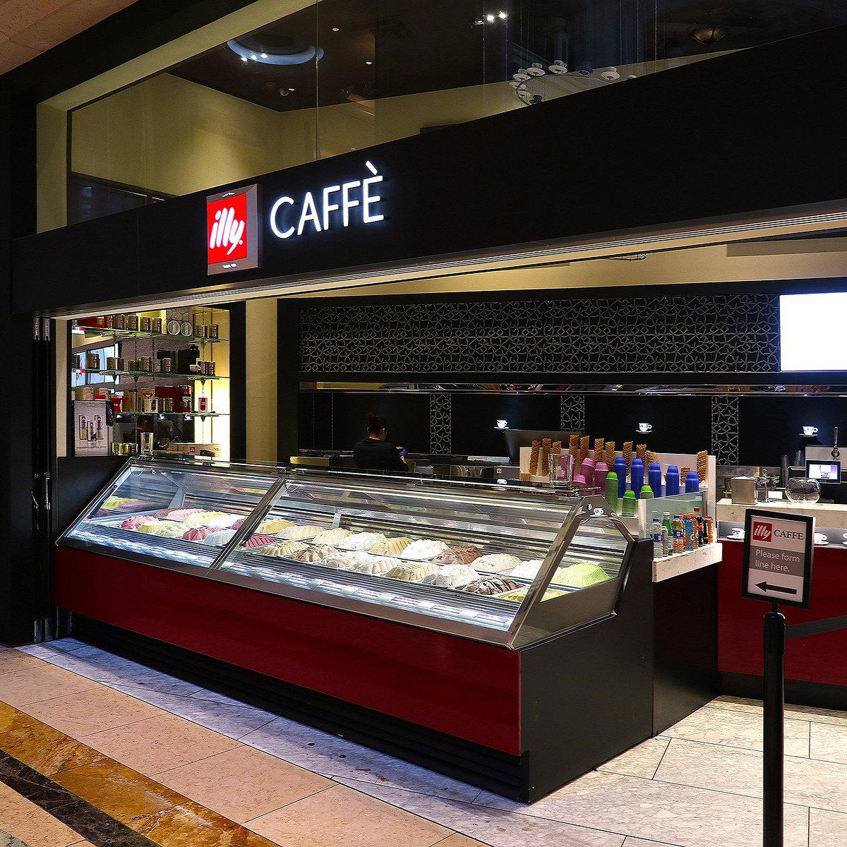 illy Caffé restaurant in Las Vegas, United States