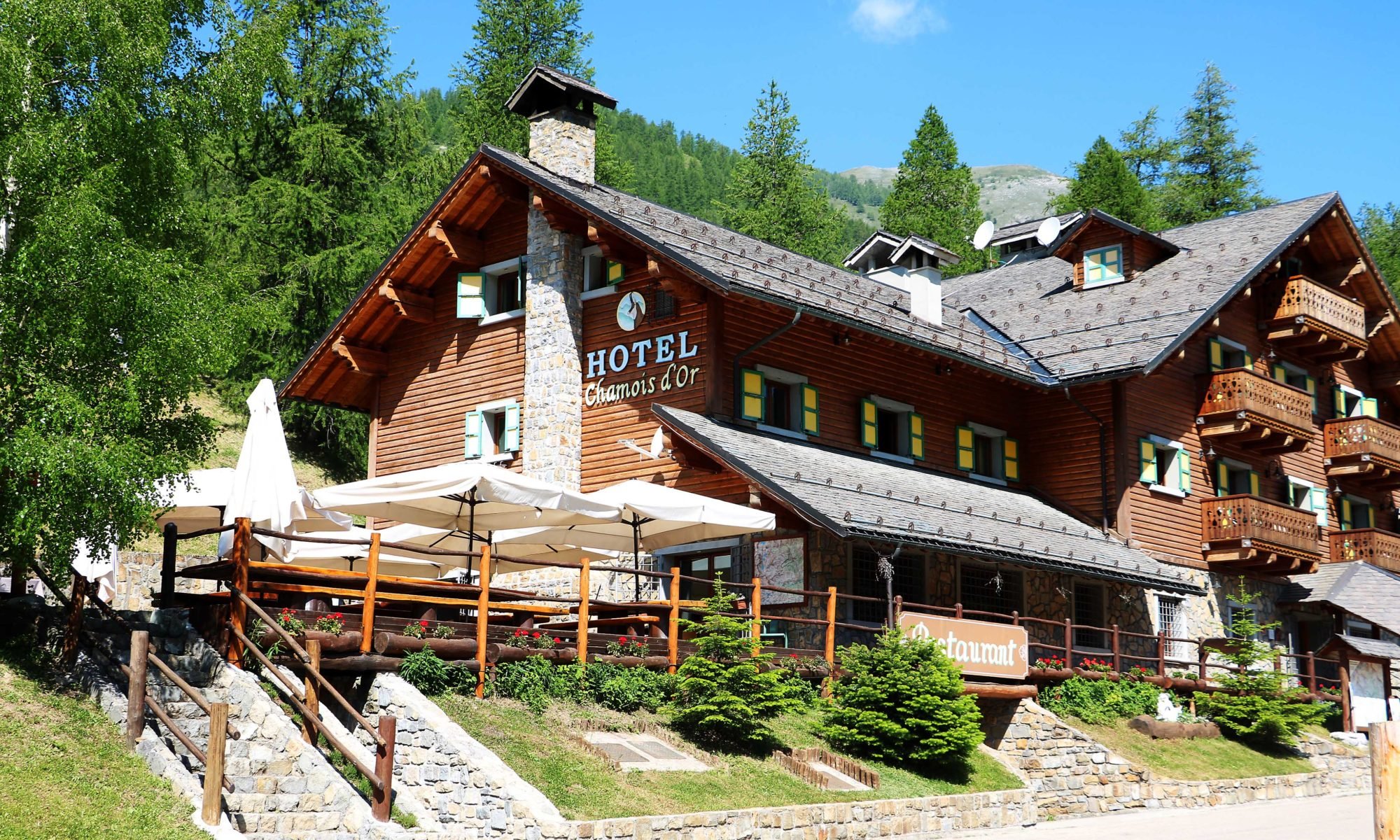 Hotel Chamois d'Or restaurant in Tende, France