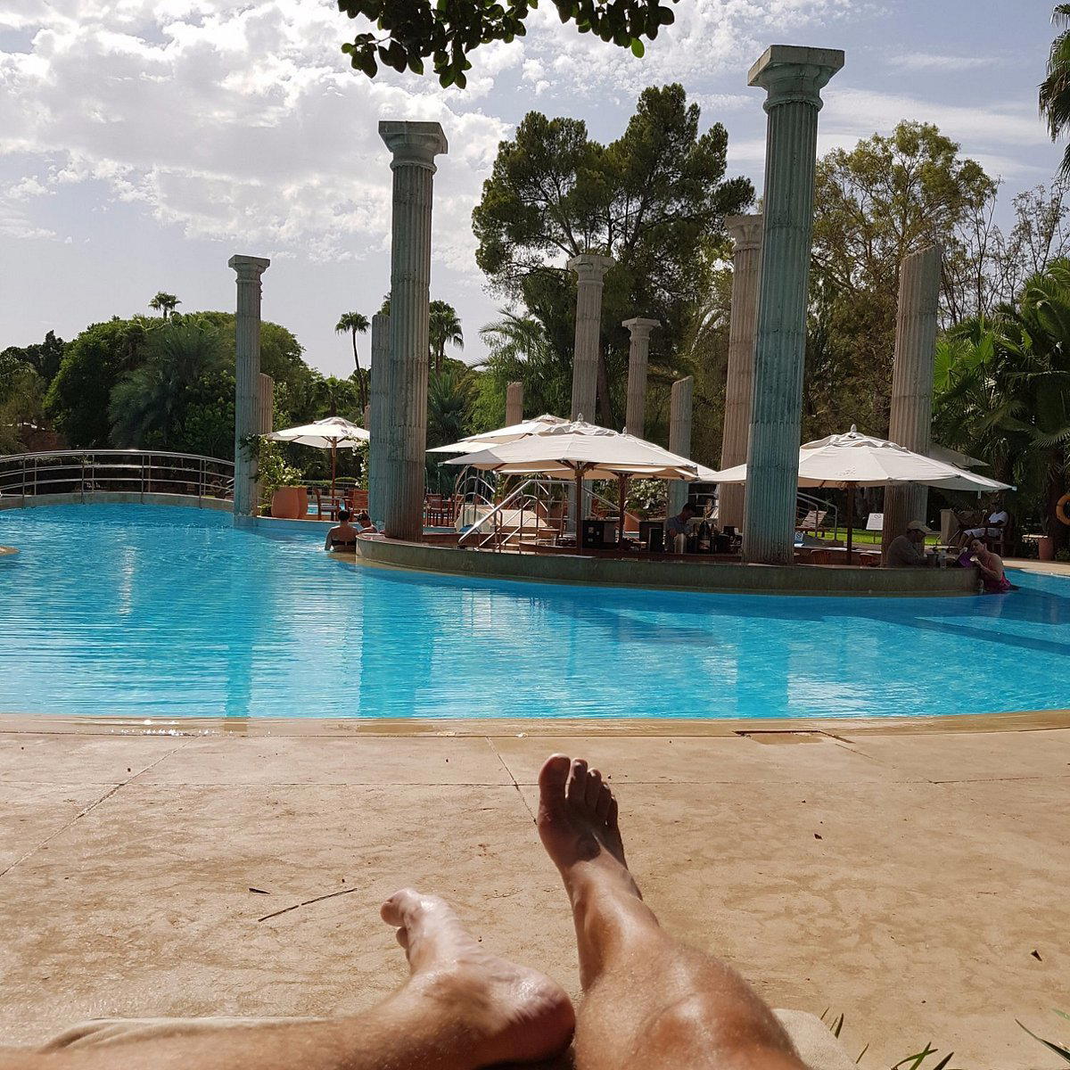 Autour de la Piscine restaurant in Marrakech, Morocco