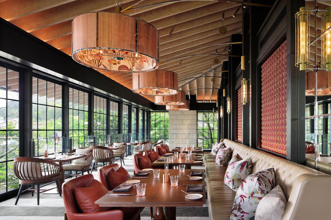 Lakehouse restaurant in Nikko, Japan
