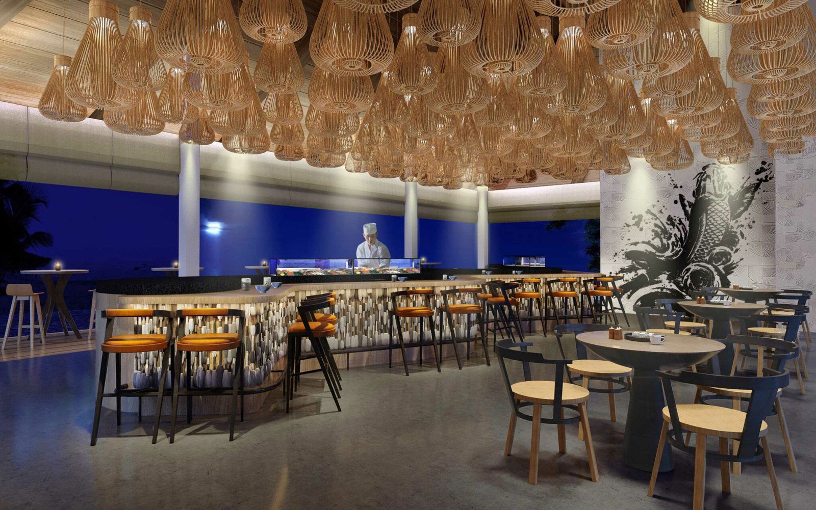 Saffron, Restaurant in North Male Atoll