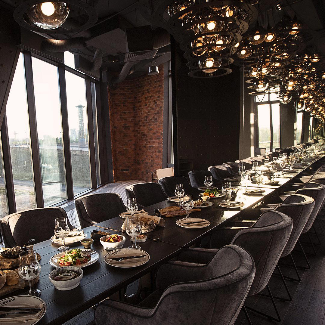 Line Brew Reserve restaurant in Astana