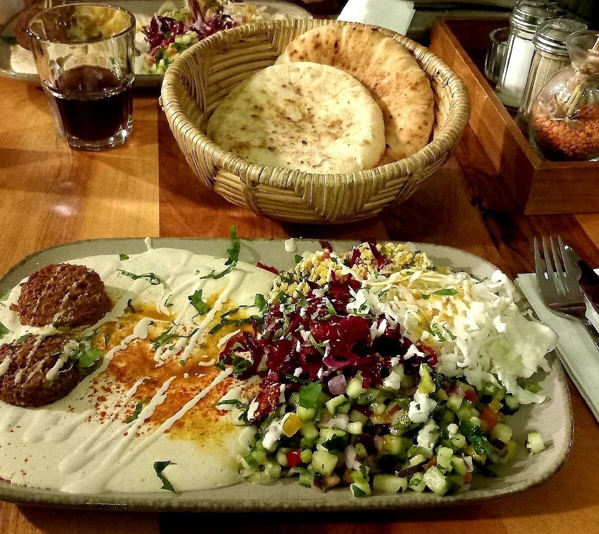 Hummus Küch' restaurant in Frankfurt, Germany