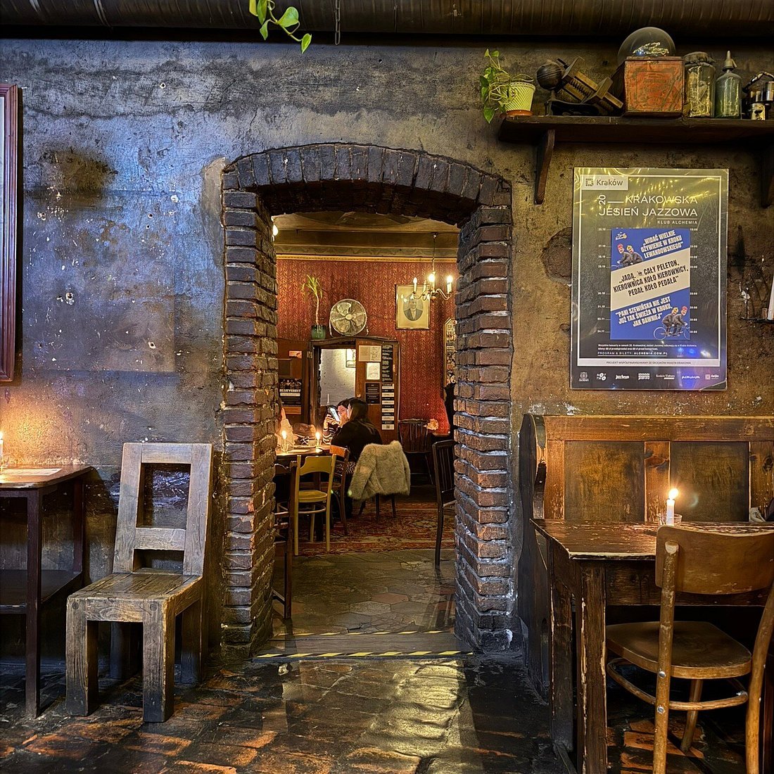 Alchemia restaurant in Krakow, Poland