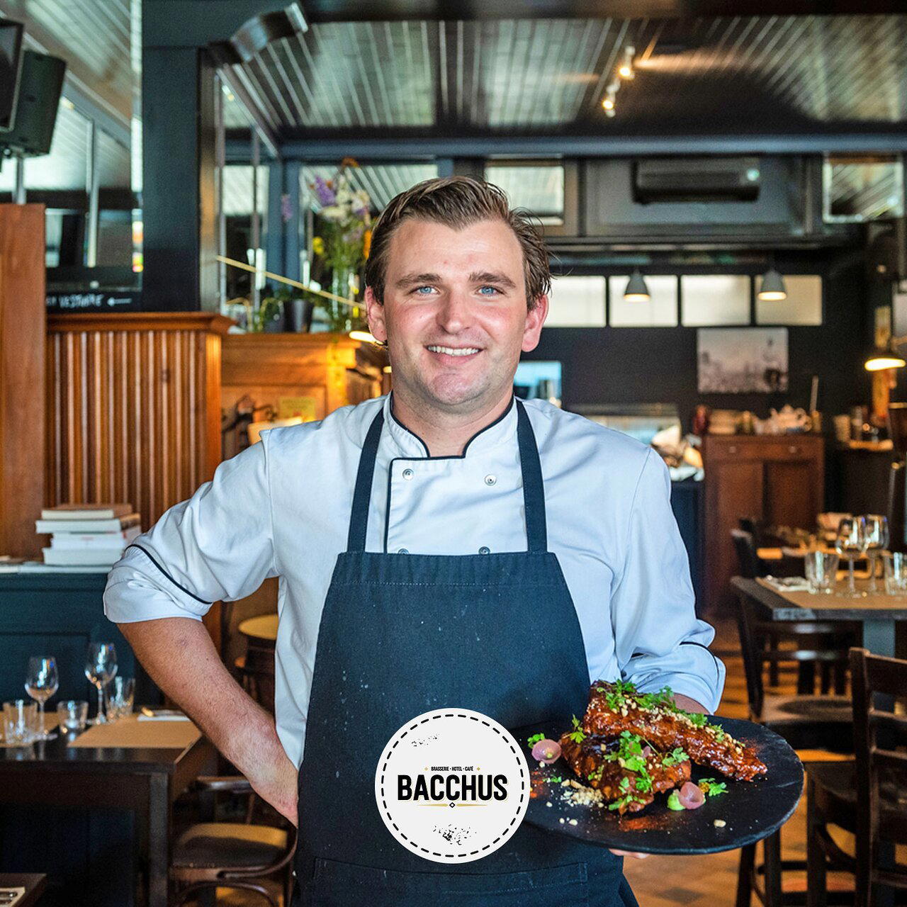 Bacchus restaurant in Antwerp, Belgium