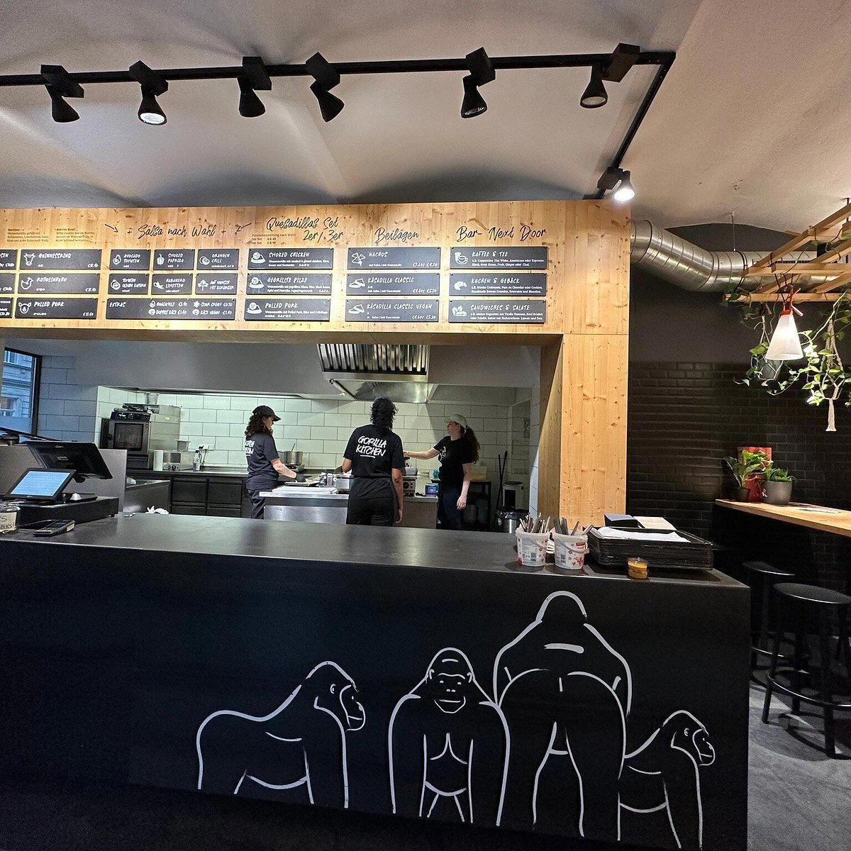 Gorilla Kitchen restaurant in Vienna, Austria