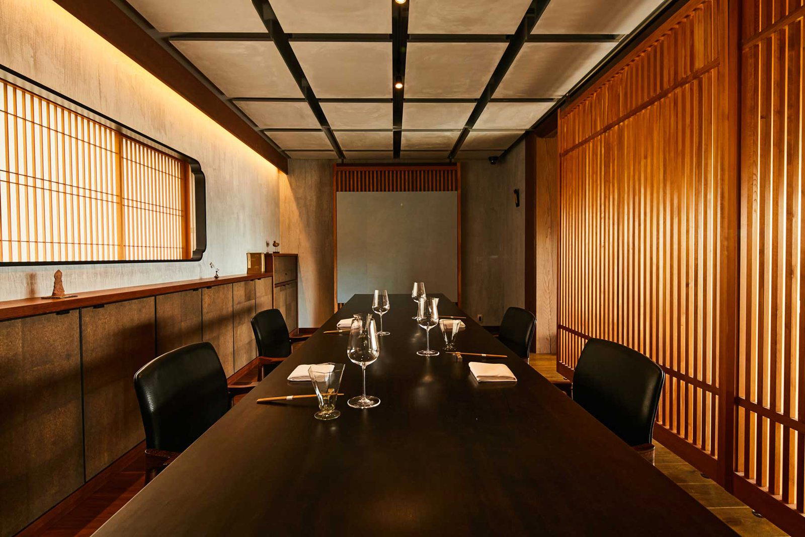 middle restaurant in Kyoto, Japan