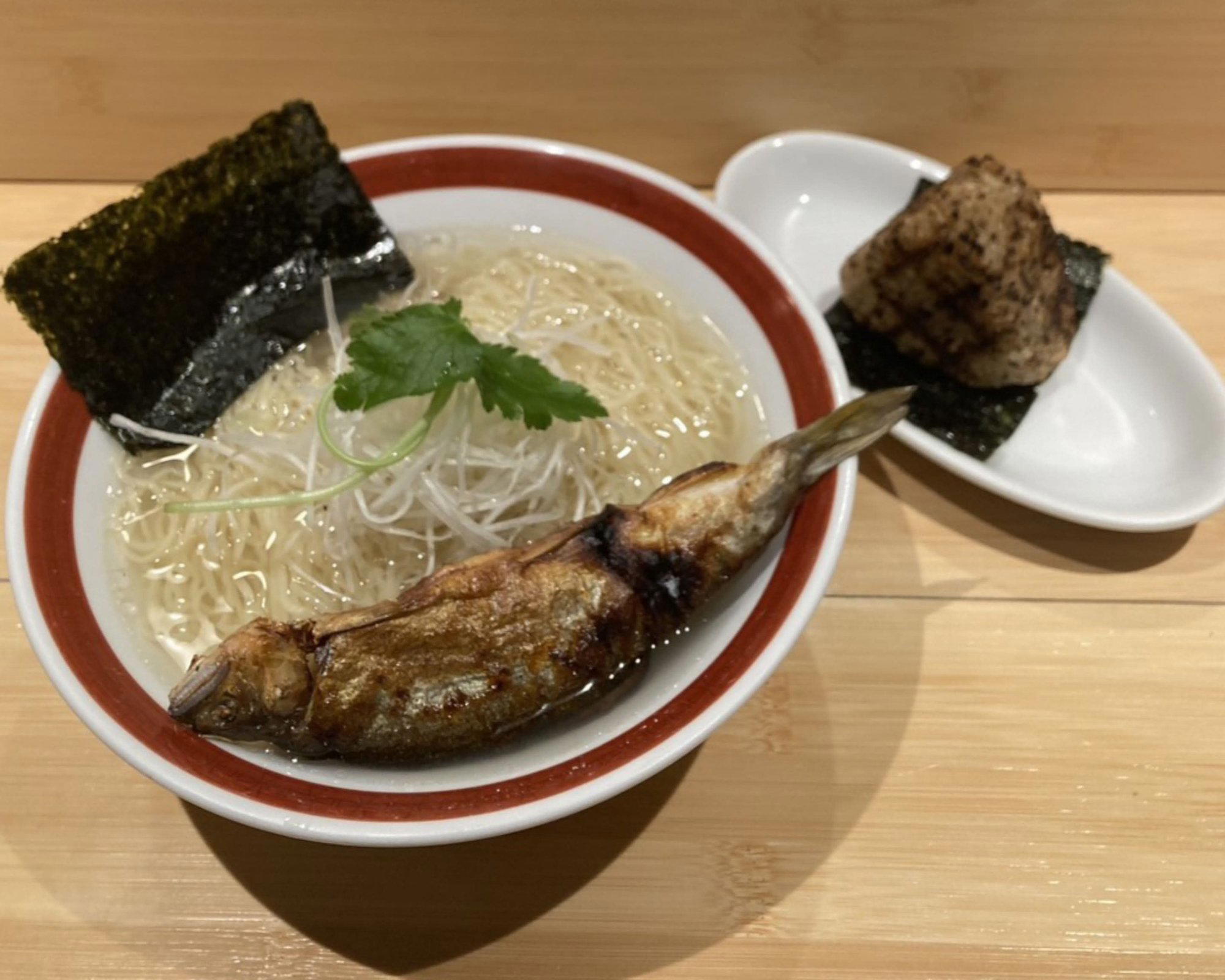 Ayu Ramen Plus (鮎ラーメンプラス) restaurant in Tokyo, Japan