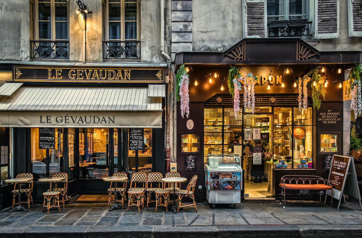 Rue du Bac restaurant in Paris, France