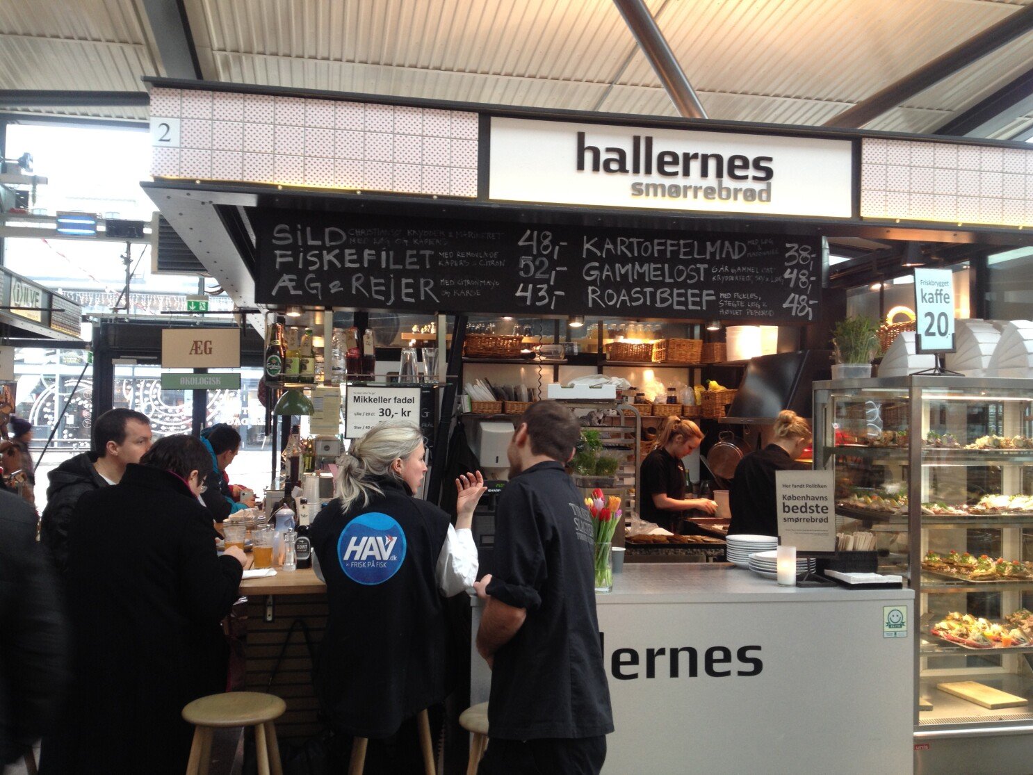 Hallernes Smørrebrød, Copenhagen, Denmark