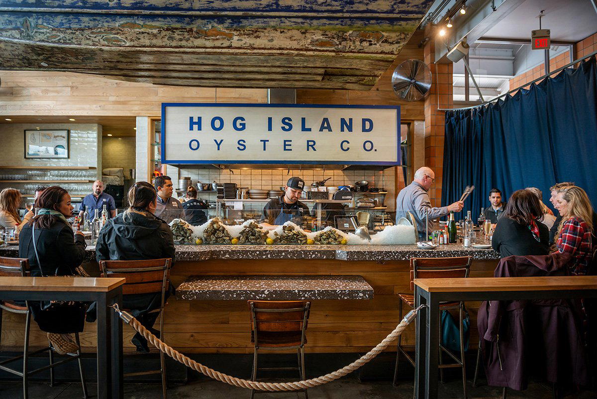 Hog Island Oyster Co restaurant in Napa, United States