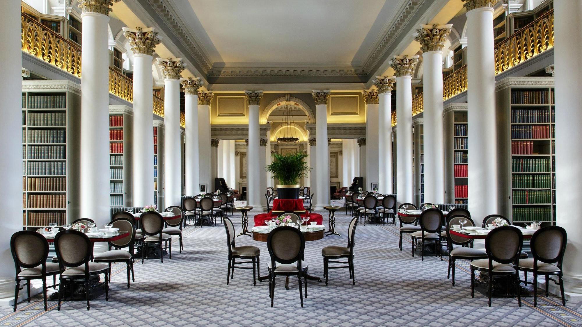 The Colonnades at the Signet Library restaurant in Edinburgh, United Kingdom