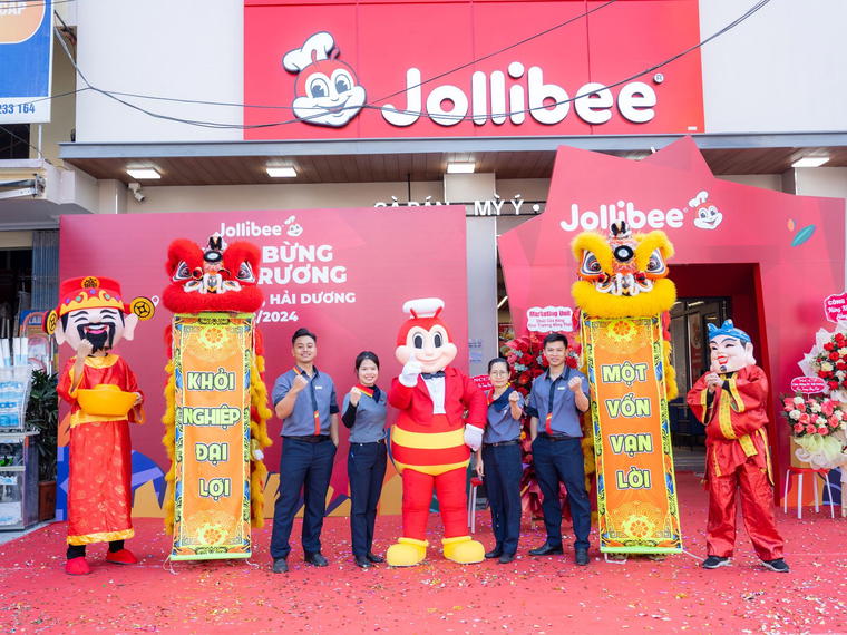 Jollibee Phố Thống Nhất, Hai Duong, Vietnam